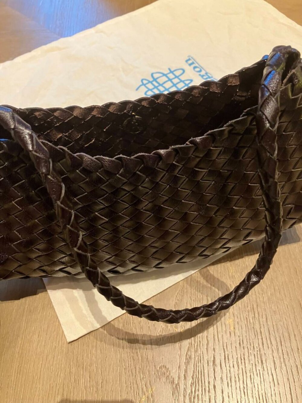 Dragon Diffusion Rosanna Woven Leather Bag - Picture 8 of 9